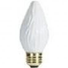 Satco S2764 - 25W F-15 WHITE MED. BASE