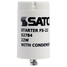 Satco S2784 - Fs/22 Starter With Condensor; 22W; 22 Watt Circlines