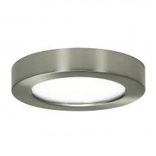 Satco S29321 - 10.5 W 5.5'' Flush Mount LED Fixture, 2700K, Round Shape, Brushed Nickel Finish, 120 V