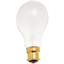 Satco S5030 - 40 watt A19 Incandescent; Frost; 2500 Average rated hours; 330 lumens; European Bayonet base; 130