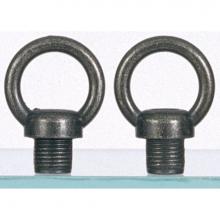 Satco S70-261 - 2 Black Finish Male Loops