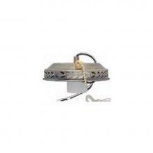 Satco S70-589 - 4'' Wired Pol Brass Fan Light Holder