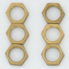 Satco S70-621 - 6 1/8 IPS Brass Locknuts
