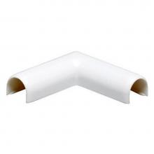 Satco S70-831 - White Snap-On Flat Elbow Cover