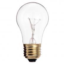 Satco S8524 - 60 watt A15 Incandescent; Clear; 2500 Average rated hours; 580 lumens; Medium base; 130 volts;