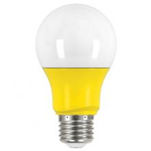 Satco S9645 - 2 watt; A19 LED; Yellow when lit; Medium base; 120
