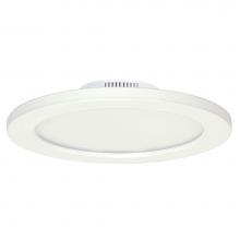 Satco S9886 - 16 W 9'' Flush Mount LED Fixture, 3000K, White Finish, 120/277 V