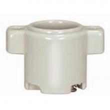 Satco 80-1097 - Medium Base Glazed Porcelain Socket with 2