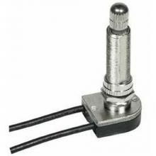 Satco 80-1414 - Nickel Finish On/Off Rotary Switch 1-1/2''