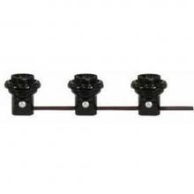 Satco 80-1474 - 3 Light Harness Candelabra Threaded Sockets