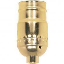 Satco 80-1669 - Standard Keyless Brite Gilt Alum Socket