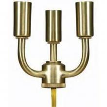 Satco 80-1797 - 3 Light Solid Brass Candelabra