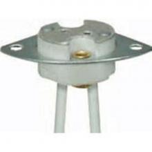 Satco 80-1813 - F Hal. Socket with Metal Plated with 12''