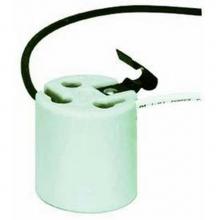 Satco 80-2652 - Porcelain Socket with Snap with 12-1/2'' Leads