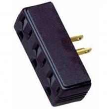 Satco 90-1117 - Single To Triple Adapter-Brown
