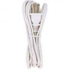 Satco 90-1417 - 12 Ft Clear Silver Cord Set Spt-