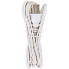 Satco 90-2101 - 9 ft Silver Cord Set 18/2 Spt