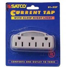 Satco 91-227 - 3 Grounded Outlet current Tap
