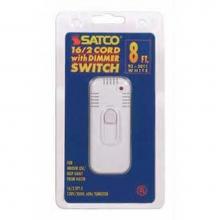 Satco 93-5011 - 8 ft White 16/2 Spt-2 White Slide