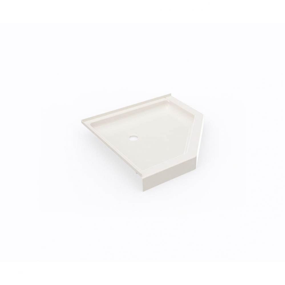 SS-36NEO 36 x 36 Swanstone® Corner Shower Pan with Center Drain in Bisque