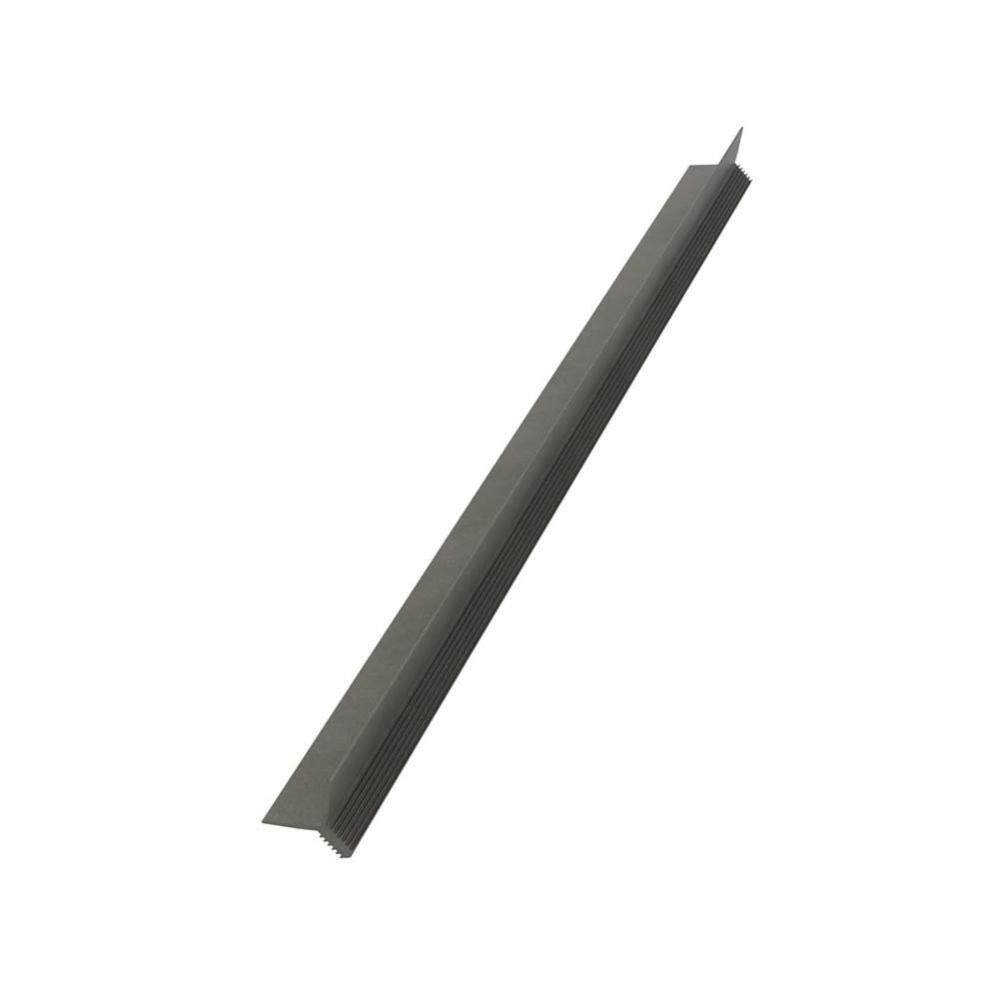 96 in. Corner Trim Kit with PVC Top in Charcoal Gray