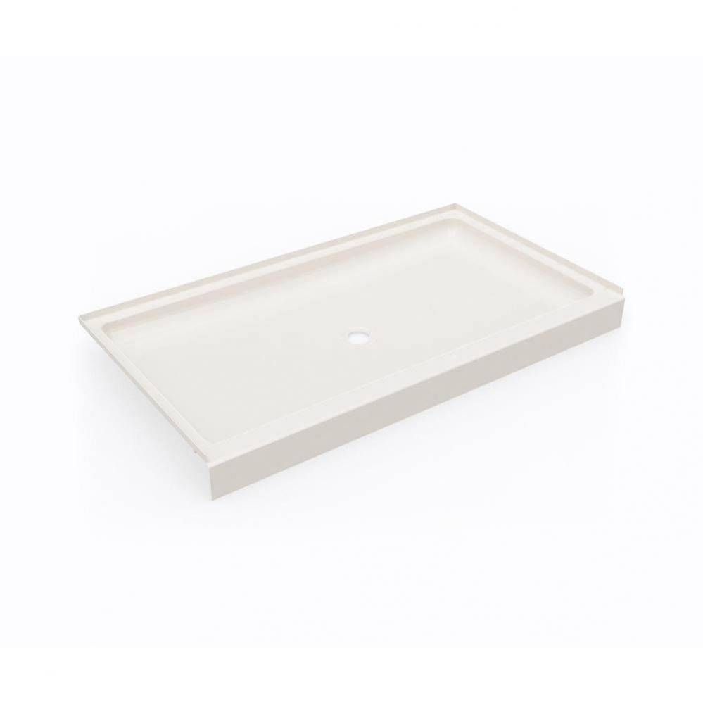 SS-3460 34 x 60 Swanstone® Alcove Shower Pan with Center Drain in Bisque