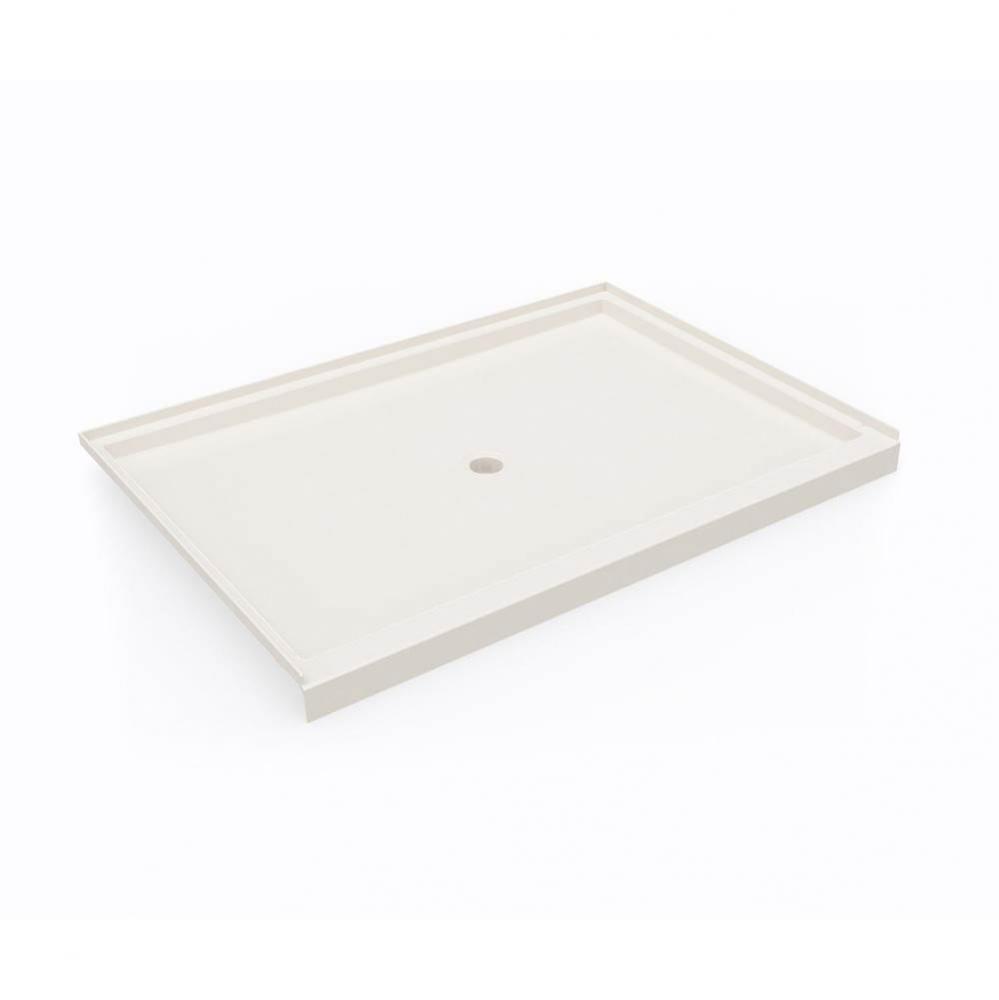 SS-4260 42 x 60 Swanstone® Alcove Shower Pan with Center Drain in Bisque