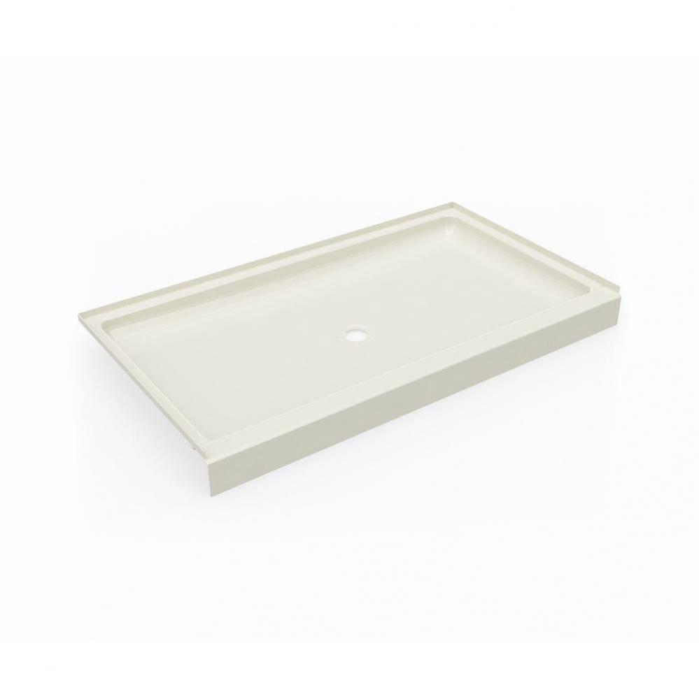 SS-3460 34 x 60 Swanstone® Alcove Shower Pan with Center Drain in Bone