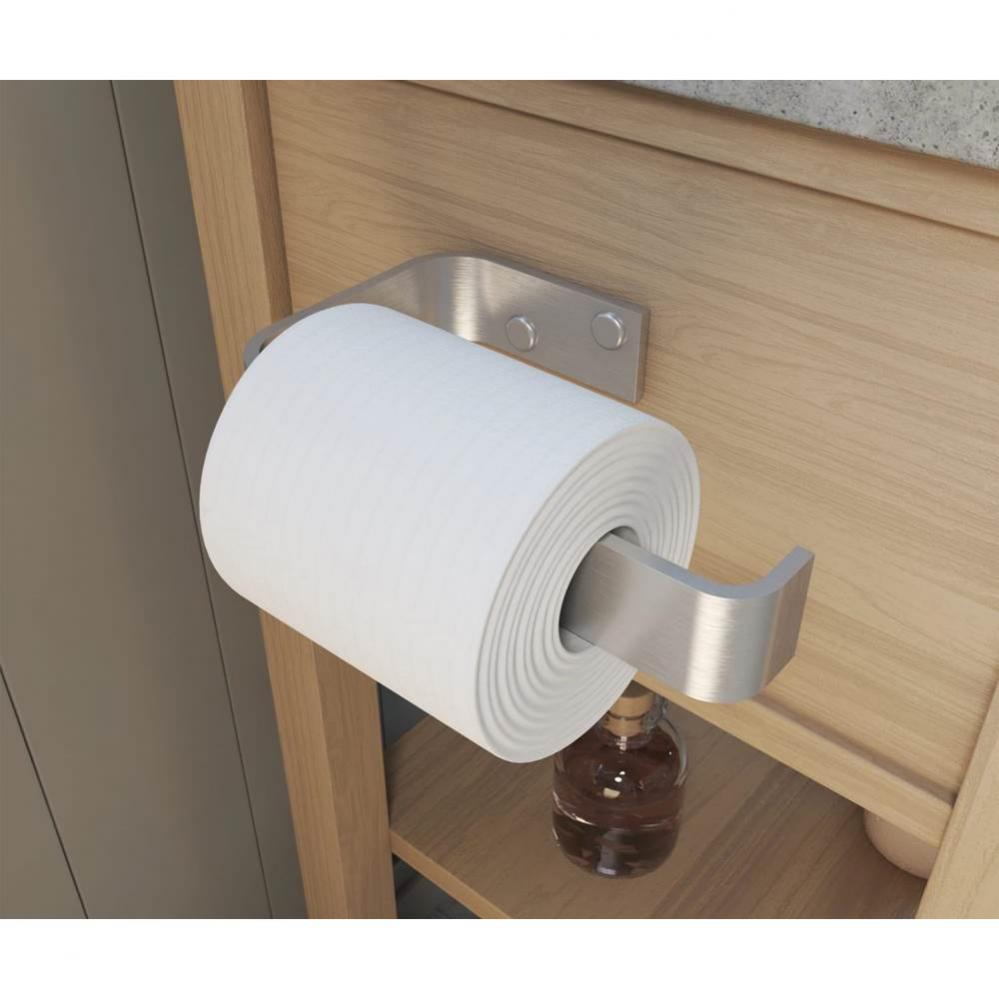 Odile Suite Toilet Paper Holder in Brushed Chrome