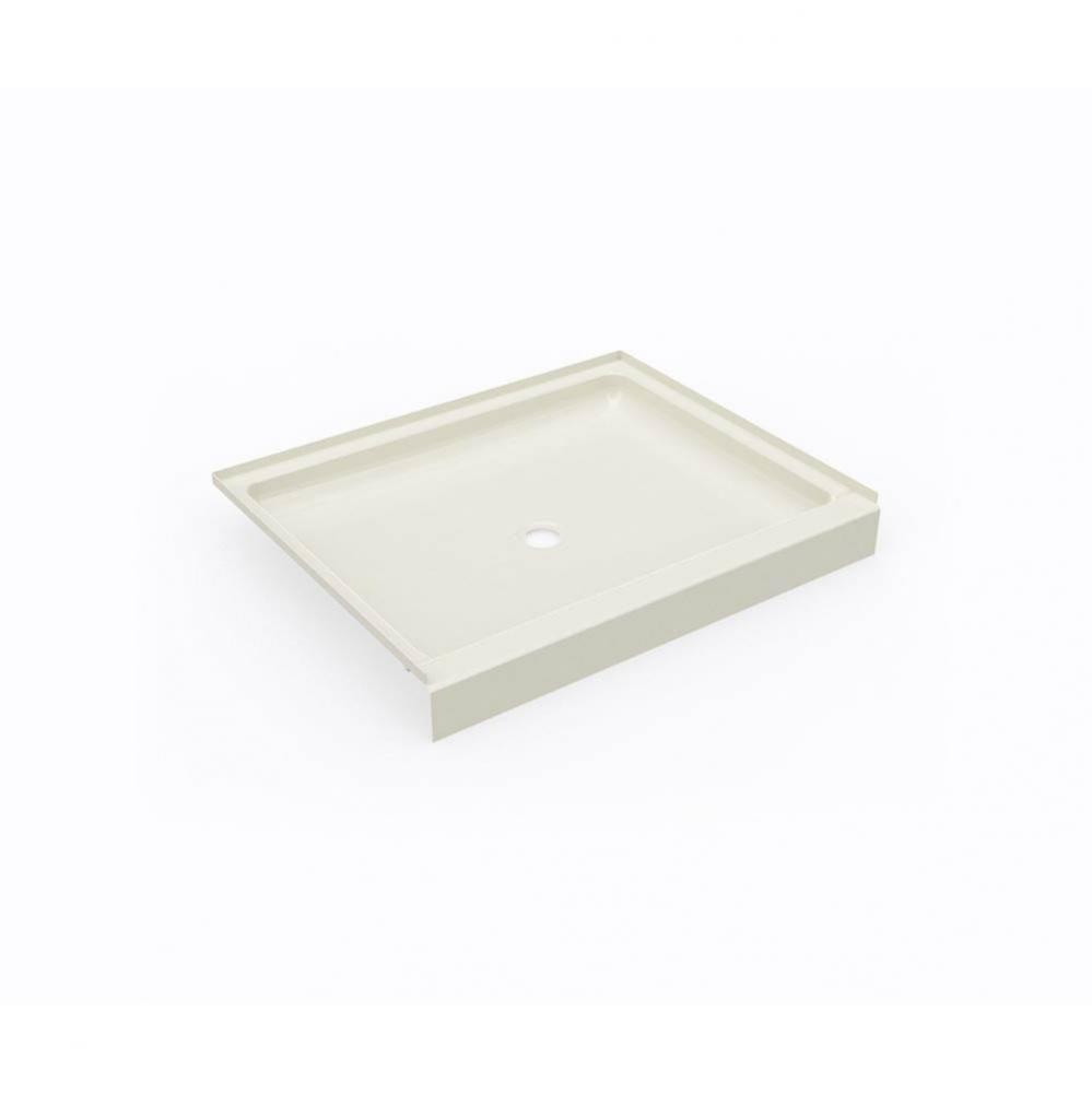 SS-3442 34 x 42 Swanstone® Alcove Shower Pan with Center Drain in Bone