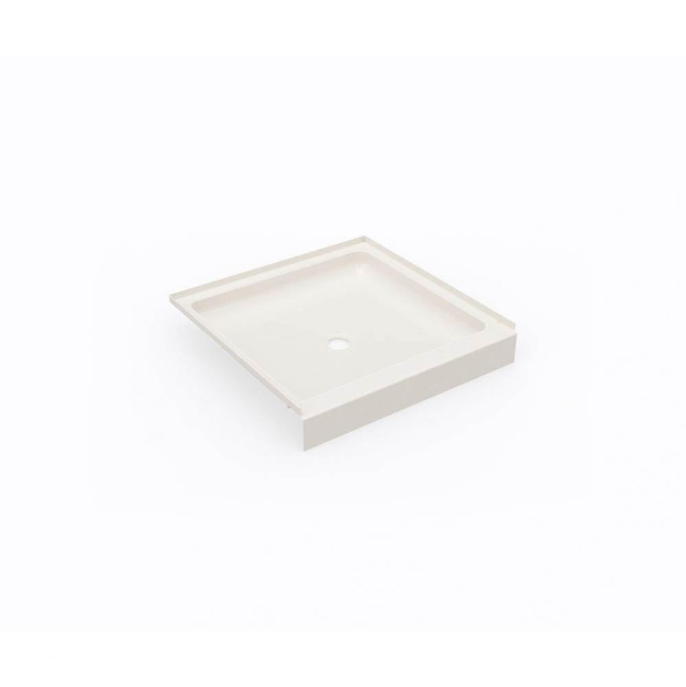 SS-3232 32 x 32 Swanstone® Alcove Shower Pan with Center Drain in Bisque