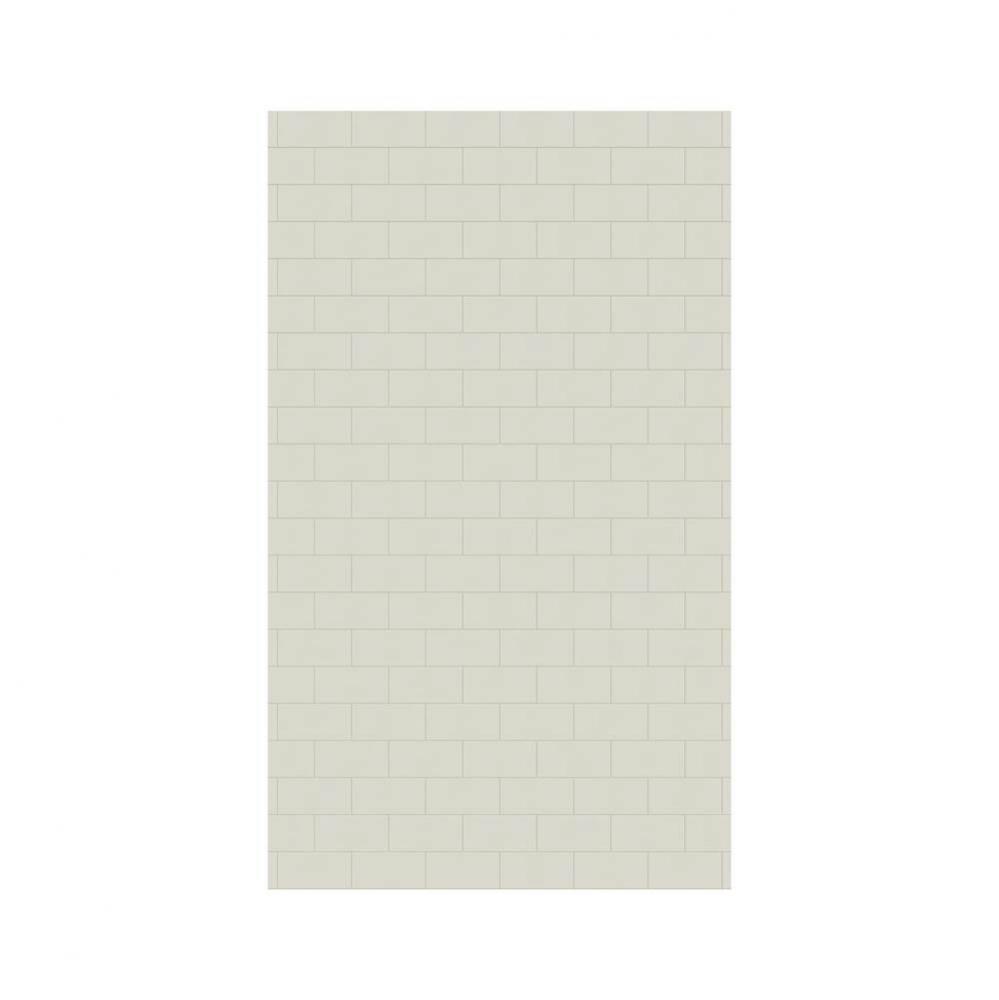 MTMK-8450-1 50 x 84 Swanstone® Metro Subway Tile Glue up Bathtub and Shower Single Wall Panel