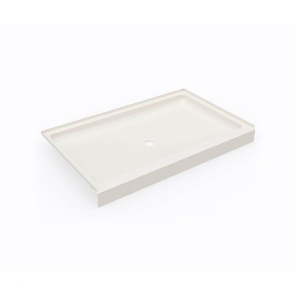 SS-3454 34 x 54 Swanstone® Alcove Shower Pan with Center Drain in Bisque