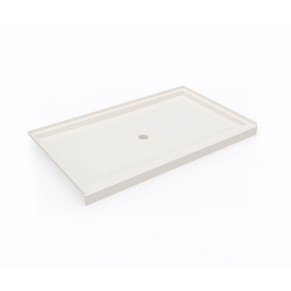 SS-3660 36 x 60 Swanstone® Alcove Shower Pan with Center Drain in Bisque