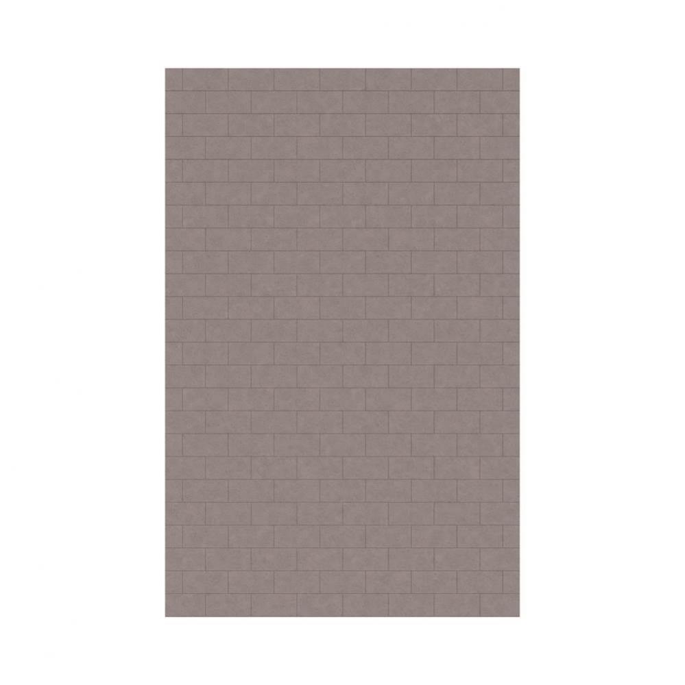 MTMK-9662-1 62 x 96 Swanstone® Metro Subway Tile Glue up Bathtub and Shower Single Wall Panel