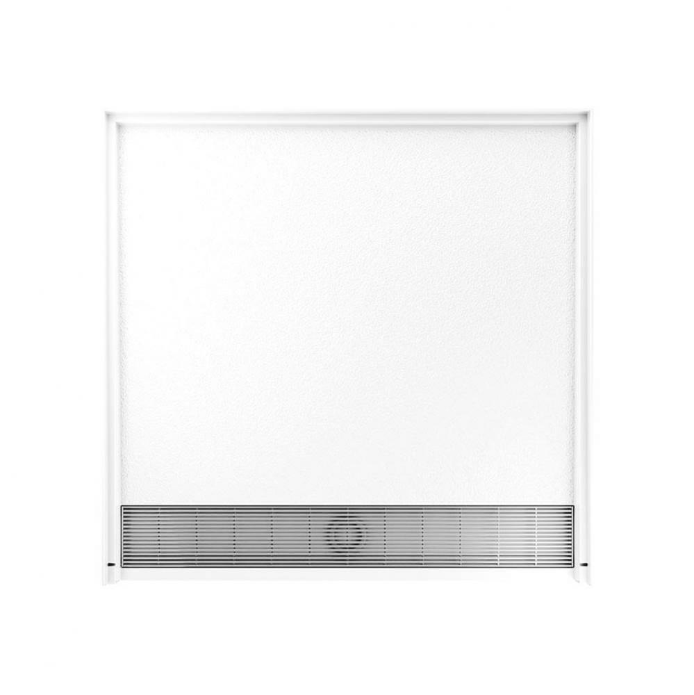 STF-3838 38 x 38 Performix Alcove Shower Pan with Center Drain in White