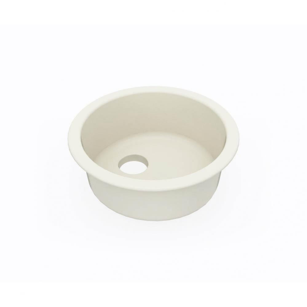 KSRB-18 Swanstone® Dual Mount Round Bowl Sink in Bone