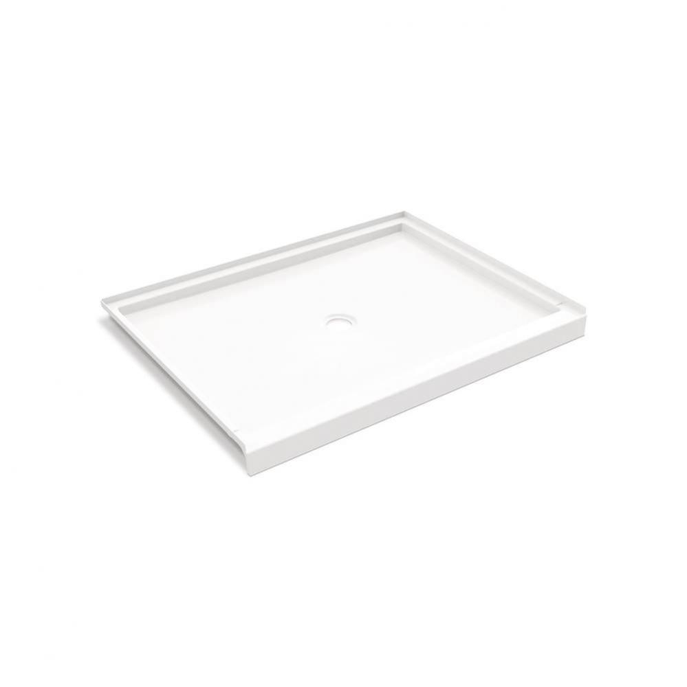 R-3850 ANSI B Veritek Alcove Shower Base with Center Drain in White