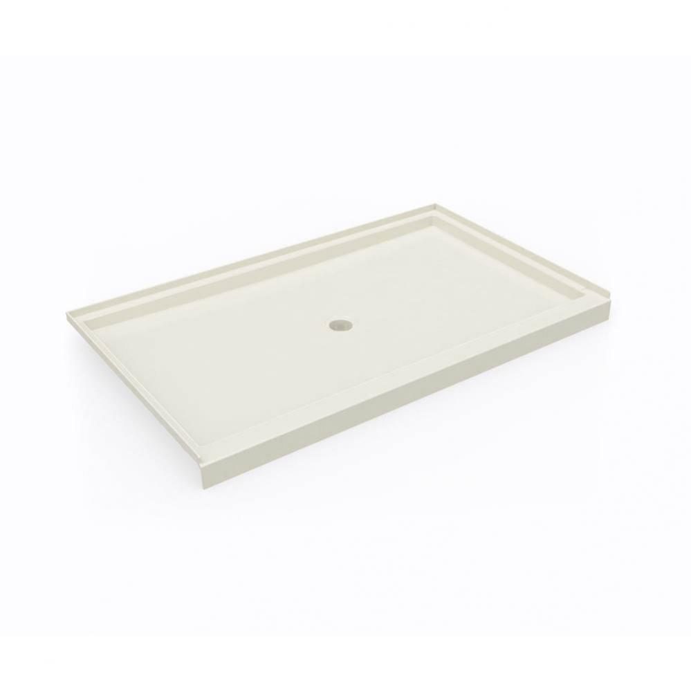 SS-3660 36 x 60 Swanstone® Alcove Shower Pan with Center Drain in Bone
