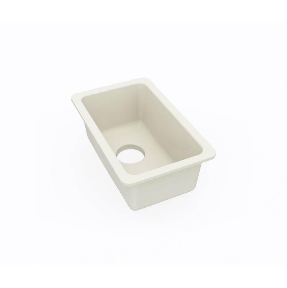US-1711 11 x 17 Swanstone® Undermount Single Bowl Sink in Bone