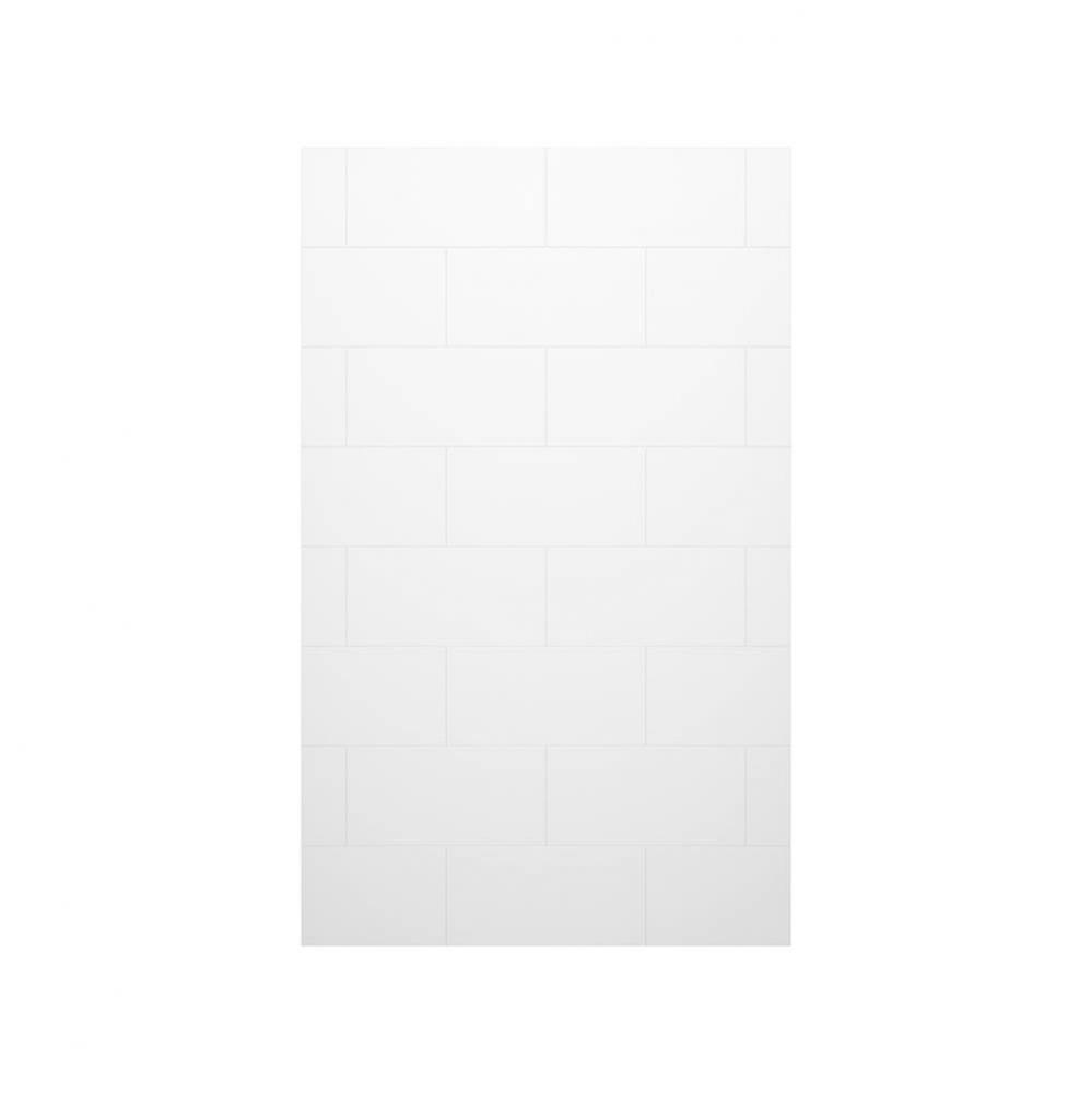 TSMK-7262-1 62 x 72 Swanstone® Traditional Subway Tile Glue up Bathtub and Shower Single Wall