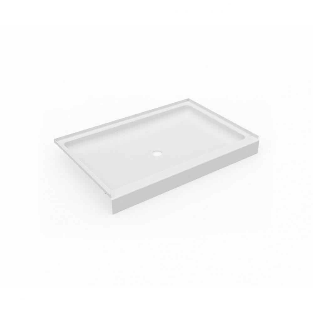 SS-3248 32 x 48 Swanstone® Alcove Shower Pan with Center Drain in White