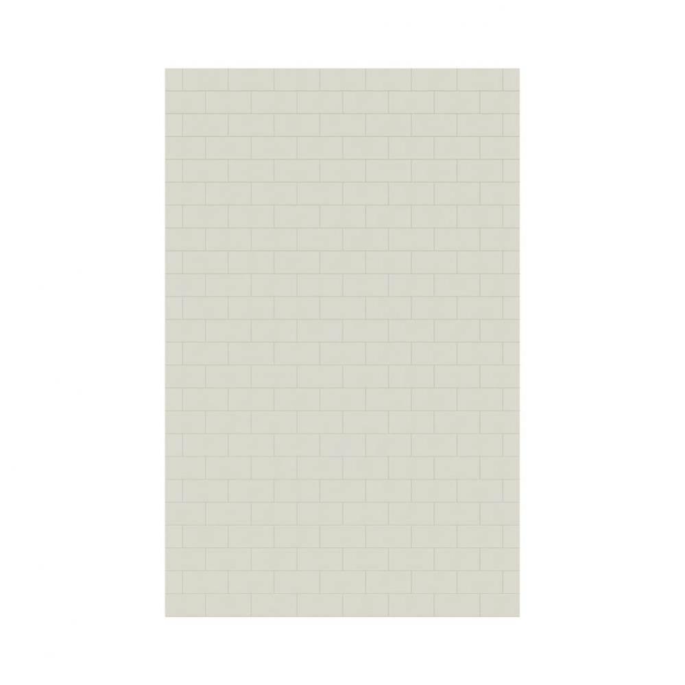 MTMK-9662-1 62 x 96 Swanstone® Metro Subway Tile Glue up Bathtub and Shower Single Wall Panel