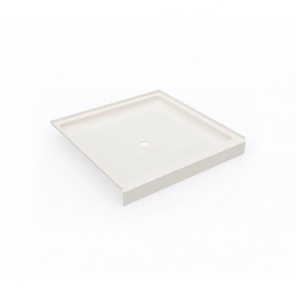 SS-4242 42 x 42 Swanstone® Alcove Shower Pan with Center Drain in Bisque