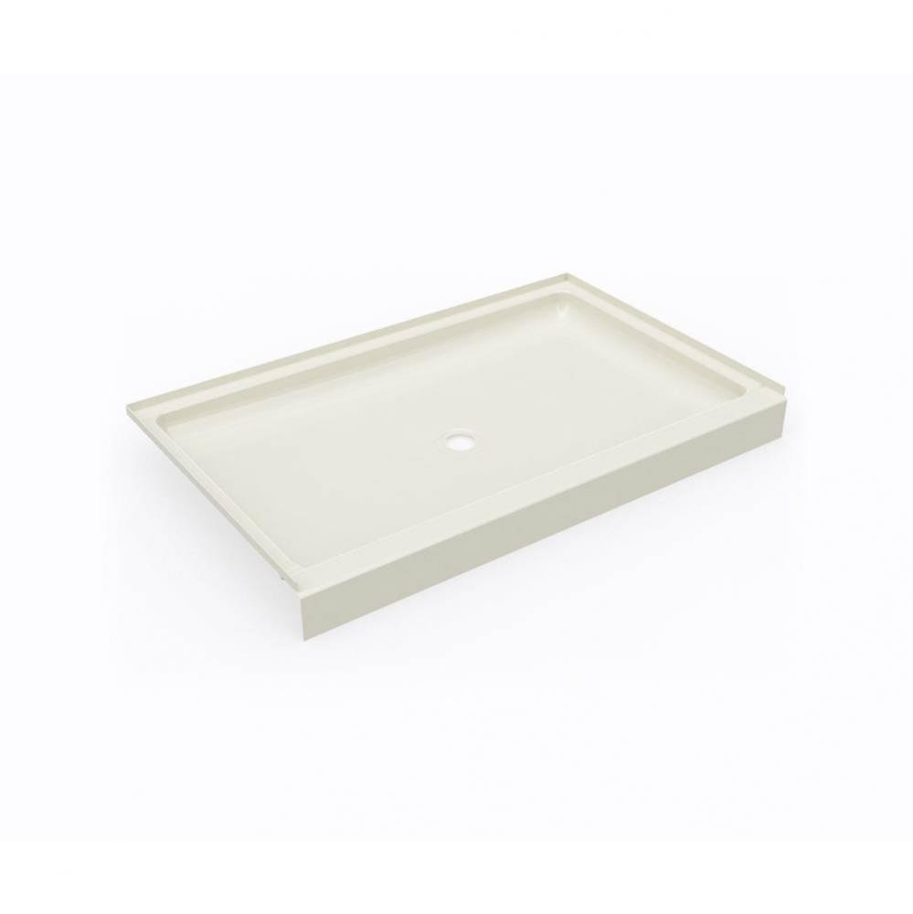 SS-3454 34 x 54 Swanstone® Alcove Shower Pan with Center Drain in Bone