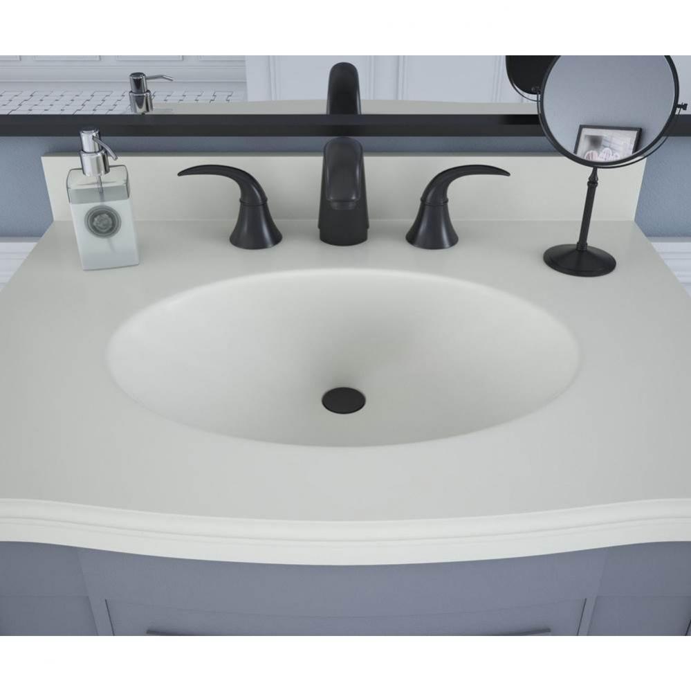 EV1B2225 Europa 22 x 25 Single Bowl Vanity Top in Bisque