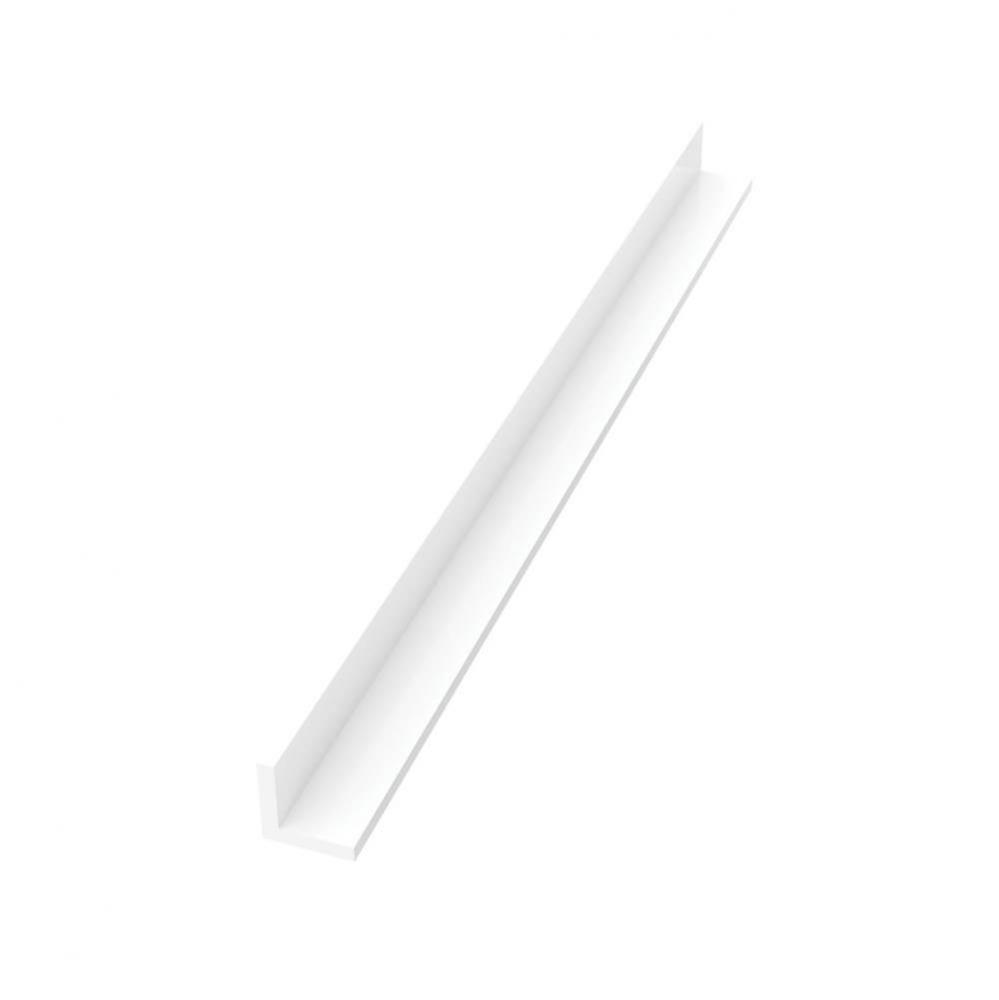 96 in. Metal Edge Trim Kit in White