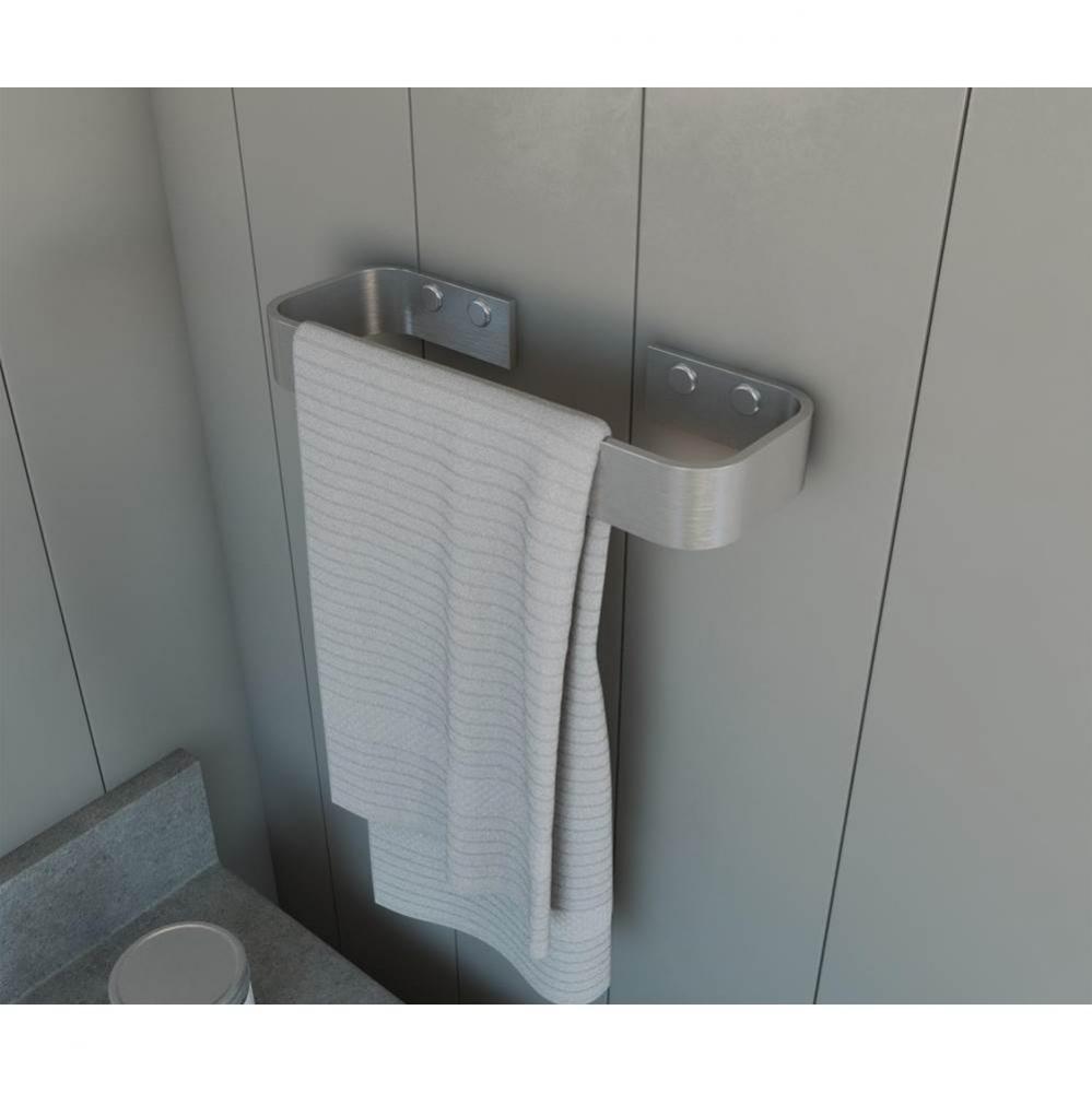 Odile Suite Hand Towel Holder in Brushed Chrome