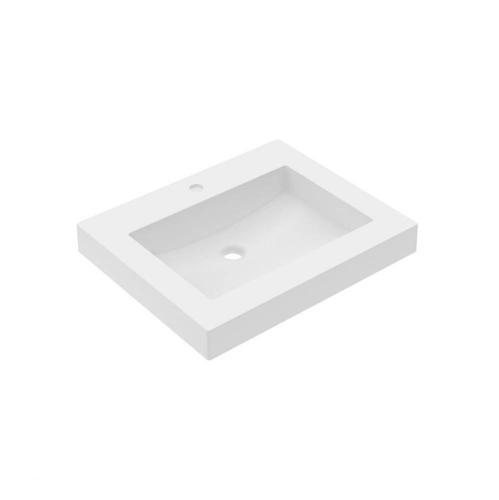 WB-2218 Swanstone® Vessel Single Bowl Sink White