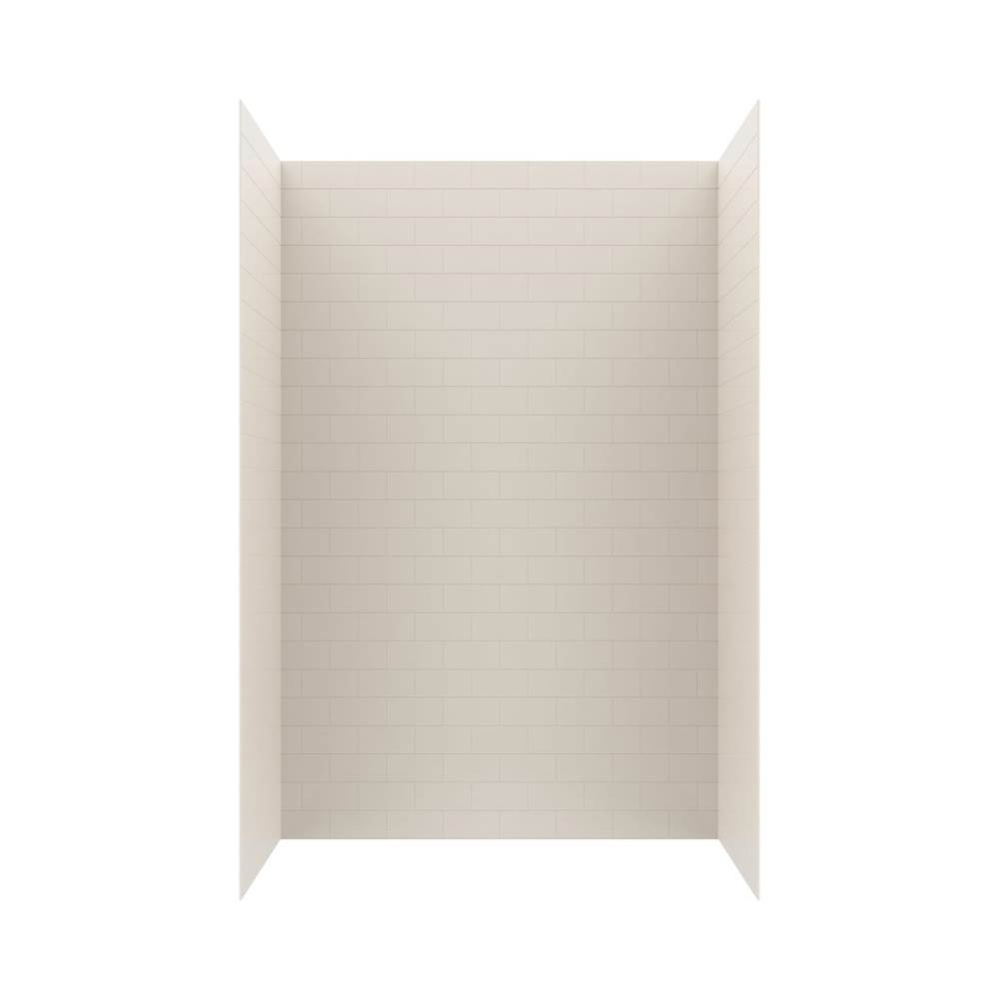 MTMK96-3462 34 x 62 x 96 Swanstone® Metro Subway Tile Glue up Bathtub and Shower Wall Kit in